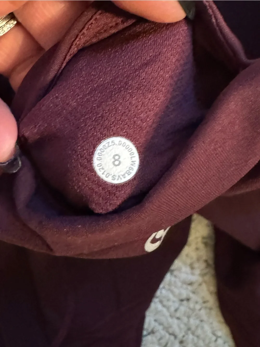 lululemon athletica Wine/Burgundy High-Rise Leggings